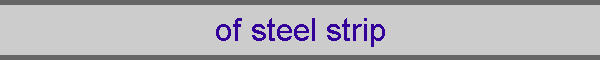 of steel strip